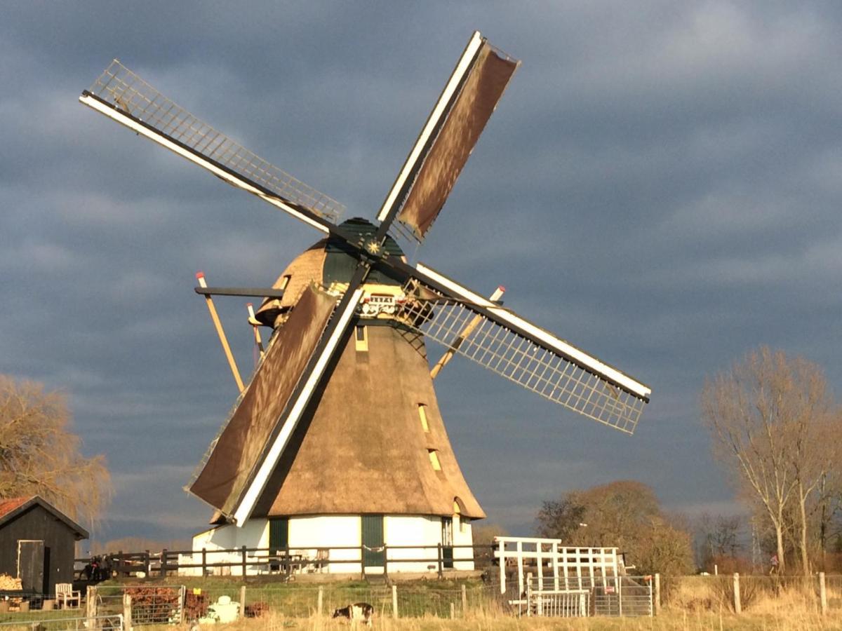 Mondriaanmolen, A Real Windmill Close To Amsterdam Abcoude Exterior photo
